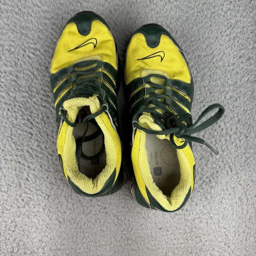 Nike Shox ID‎ Mens Size 9.5 Varsity Oregon Ducks Running Shoes 313428-995 Rare